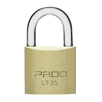 Cadeado Convencional SM LT 35mm Latão Maciço e Aço Inoxidável Pado