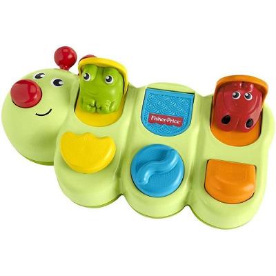 Lagarta de Atividades Fisher-Price com Botões Interativos Mattel