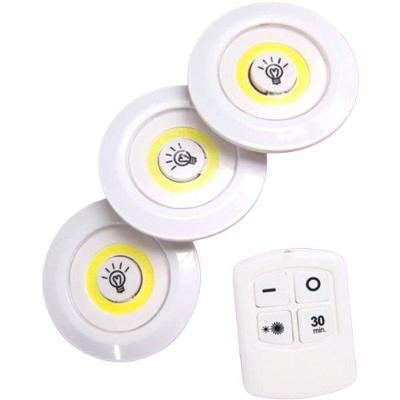 Kit 3 Luminárias LED sem Fio XC-LZ-01O 5W com Controle Remoto 2 Flex