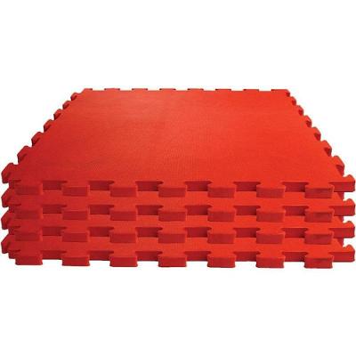 Tatame EVA 4 Placas 1x1m 10mm Atóxico Lavável Vermelho Evamax