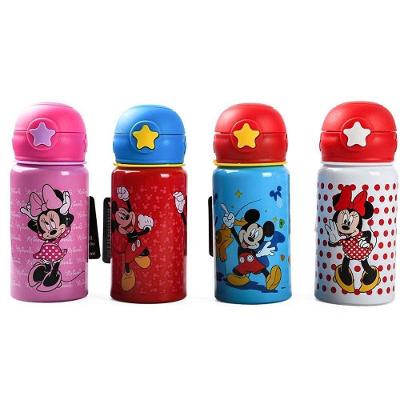 Garrafa de Alumínio Mickey e Minnie 500ML com Trava Disney