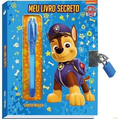 Diário Secreto Editora Vale das Letras Patrulha Canina Chase Azul