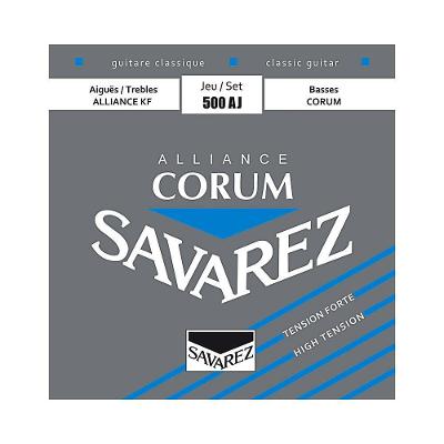 Encordoamento Violão Nylon Alliance Corum 500AJ Tensão Alta Roundwound Savarez