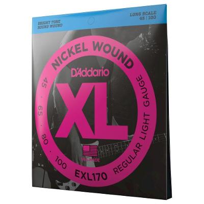 Encordoamento Contrabaixo EXL170 45-100 XL Nickel Wound D'Addario