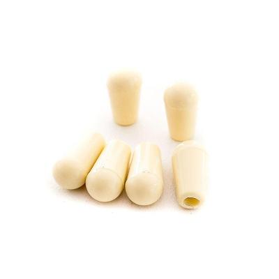 Kit 6 Knobs Chave Seletora Guitarra PTB M3.5-IV Marfim Spirit