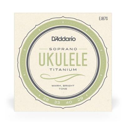 Encordoamento Ukulele Soprano EJ87S Pro-Arté Titanium D'Addario
