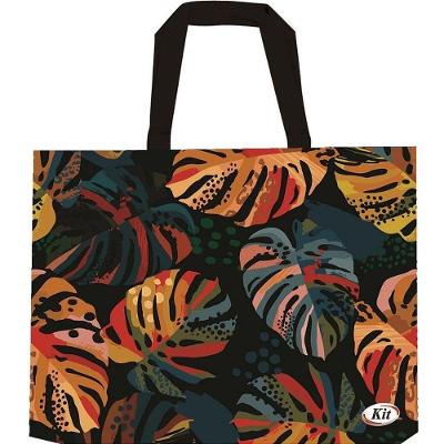 Sacola Plástica Shopping Bag 43x43x12cm Pacote com 12 Sortidas