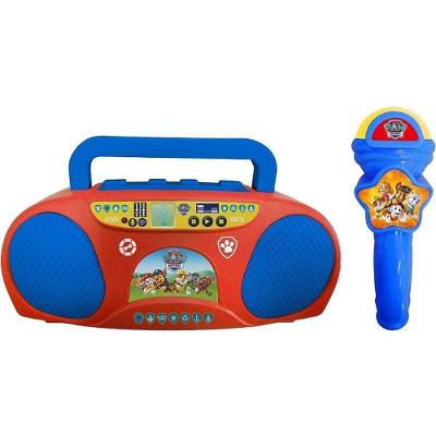 Karaokê Infantil Boom Box Patrulha Canina Função Amplificadora Candide