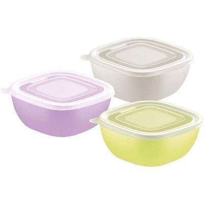 Pote Plástico Mixcolor 600ml Tampa Transparente Polipropileno BPA Tramontina