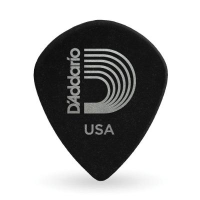 Kit 25 Palhetas D'Addario Black Ice 3DBK7-25 Delrin 1.50MM Pretas