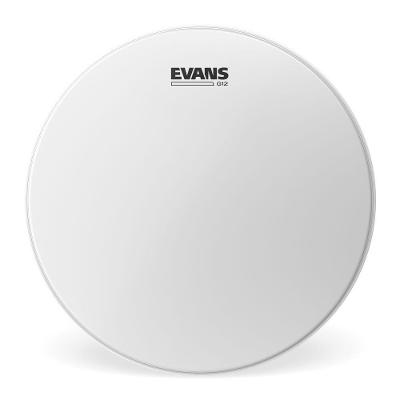 Pele para Bateria G12 Porosa 14' Batedeira Caixa e Surdo Branca Evans