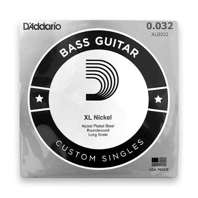 Corda Avulsa Contrabaixo XLB032 .032 Roundwound XL Nickel D'Addario