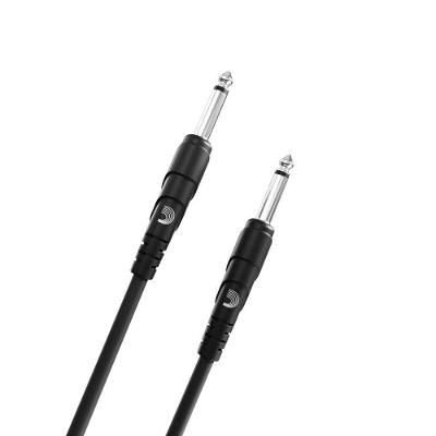 Cabo para Instrumentos PW-CGT-20 6,09m Cobre Puro Preto D'Addario
