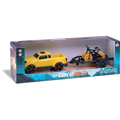 Carrinho Bike Run Mountain Pick-up com 2 Bicicletas Orange Toys