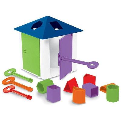 Brinquedo Educativo Casa das Chaves Formas Geométricas Estrela