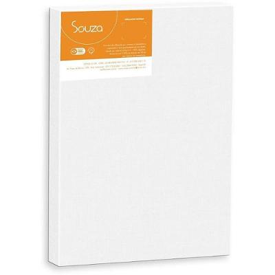 Tela para Pintura Souza Office Escolar MDF 15x15cm Pacote com 5 Branco