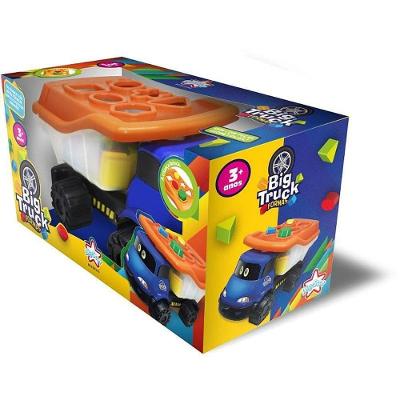 Brinquedo Educativo Big Truck Formas 6 Forminhas Coloridas Big Star Brinquedos