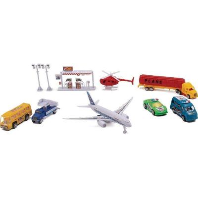 Kit Aeroporto Grande com Veículos de Fricção Pica Pau Brinquedos