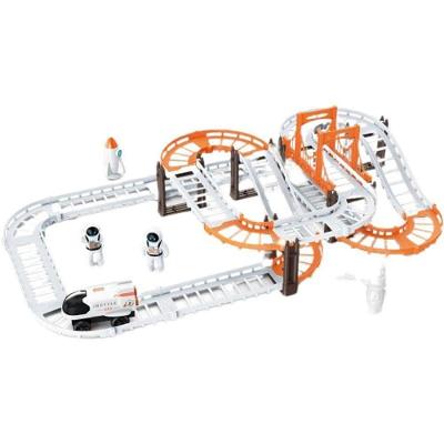 Pista de Brinquedo Super Pista 57cm com Foguete Satélite e Astronautas