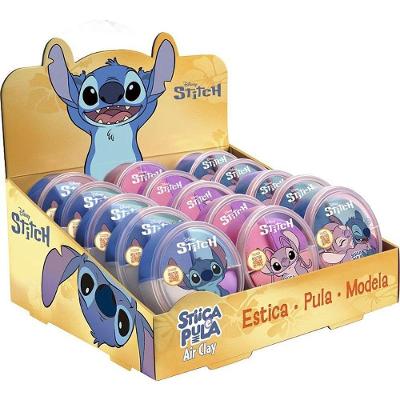 Massa de Modelar Stitch Stica e Pula Air Clay 4 Cores Doce Brinquedo