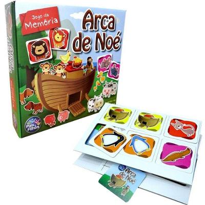 Jogo de Memória Arca de Noé 40 Peças Educativo Pais & Filhos