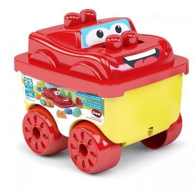 Brinquedo para Montar Bloco Racer 55 com 25 Peças Carrinho Colorido Dismat Brinquedos
