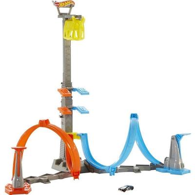Conjunto de Pistas Hot Wheels Desafios das Alturas Loop Espiral Mattel