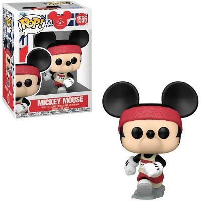 Boneco Funko Pop Mickey Mouse com Roupa de Corrida Disney Candide