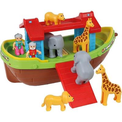 Brinquedo Educativo Arca de Noé Flutuante com Bonecos 22 Peças Maral