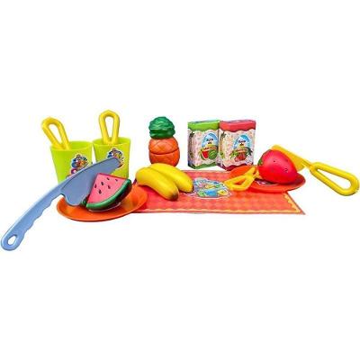 Kit Crec-Crec Salada de Frutas com Utensílios Plásticos Big Star