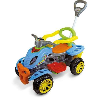 Quadriciclo para Bebê Colorido com Som 30k Passeio e Pedal Maral