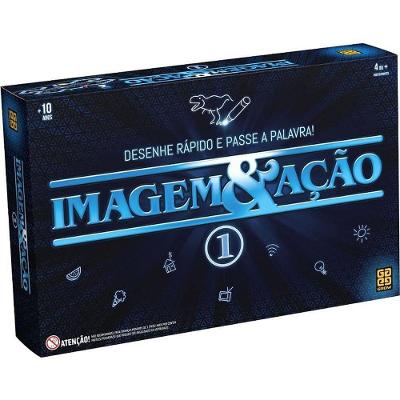 Jogo de Tabuleiro Imagem e Ação 1 Desenho e Adivinhação Grow