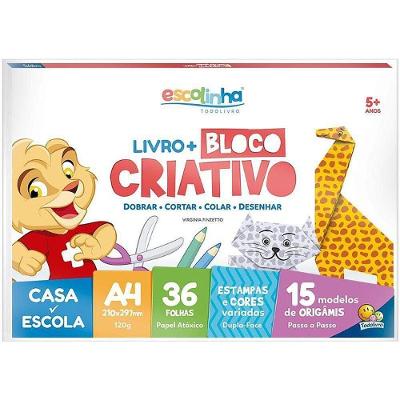 Bloco para Educação Artística Todolivro Escolinha A4+ 120g 36 Folhas