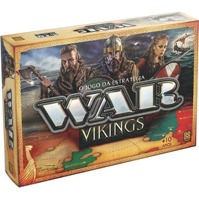 Jogo de Tabuleiro War Vikings Miniaturas Detalhadas Grow