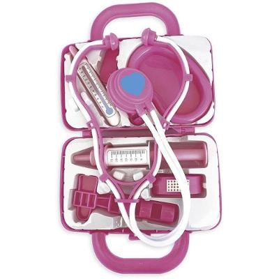 Kit Médico Brincando de Profissões Pequena Doutora 7 Peças Rosa Pica Pau