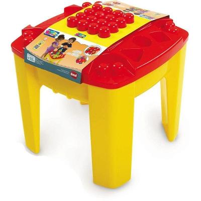 Mesa de Atividades Blocolandia 24 com Blocos Coloridos Dismat Brinquedos