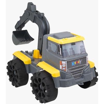 Caminhão Forte Escavador Articulável com Movimento Realista Kendy Brinquedos