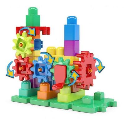 Brinquedo para Montar Imagi Blocos II 35 Peças com Engrenagens Dismat Brinquedos
