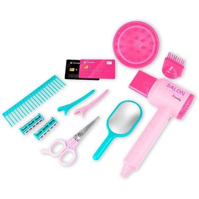 Kit Brinquedo Studio Fashion Corte e Escova Secador Cardoso Toys