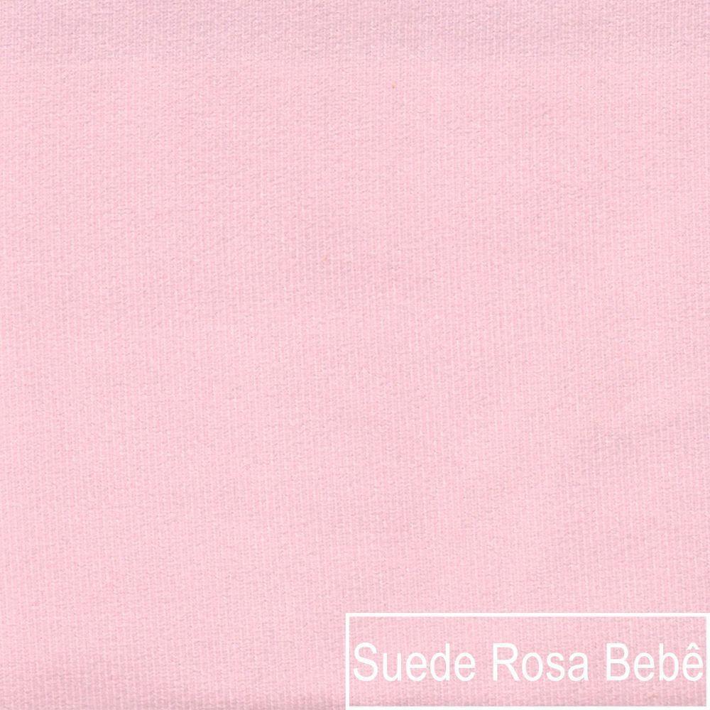 Kit Diva Recamier Azura 185Cm Lado Direito E 02 Poltronas Classic Suede - Doce Sonho Móveis Rosabebê - 2