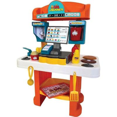 Lanchonete de Brinquedo Brincando de Profissões 56cm com Acessórios Big Star