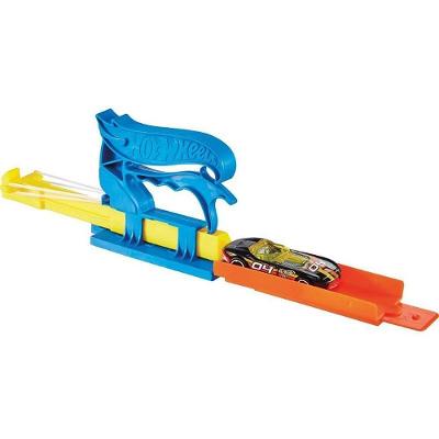 Lançador de Carrinhos Hot Wheels Action Básico 3 Velocidades Vermelho e Azul Mattel