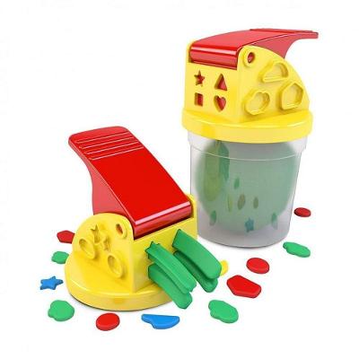 Massa de Modelar Prensinha Molda Mundo com Prensa Criativa Dismat Brinquedos