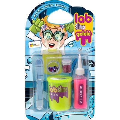 Kit Lab Slime 115g Display com 08 Unidades Atóxico Doce Brinquedo
