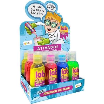 Ativador de Slime Lab DPCOM 16 Biodegradável 120ML Doce Brinquedo