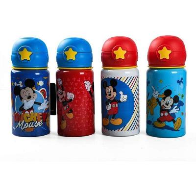 Garrafa de Alumínio Mickey com Trava 500ML Uso Diário Disney