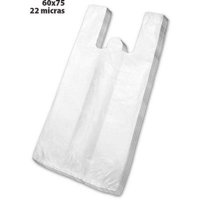 Sacola Plástica 60x75cm 22 Micras 1000 Unidades Branco Altaplast