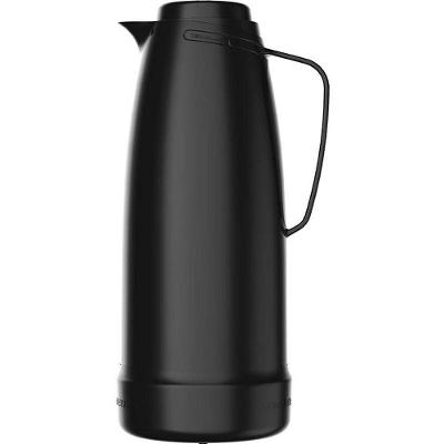 Garrafa Térmica Bule Dama Rosca 1L Isolamento Térmico Preta Termolar