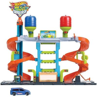 Pista Hot Wheels Lava-Rápido Mega Torre Color Shifters Mattel