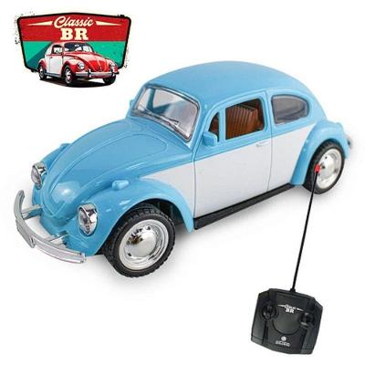 Carrinho Controle Remoto Classic BR Fusca 22cm Recarregável Vermelho Polibrinq